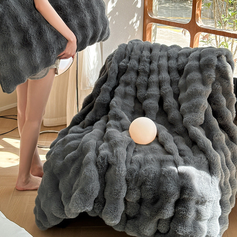 Rabbit Velvet Blanket
