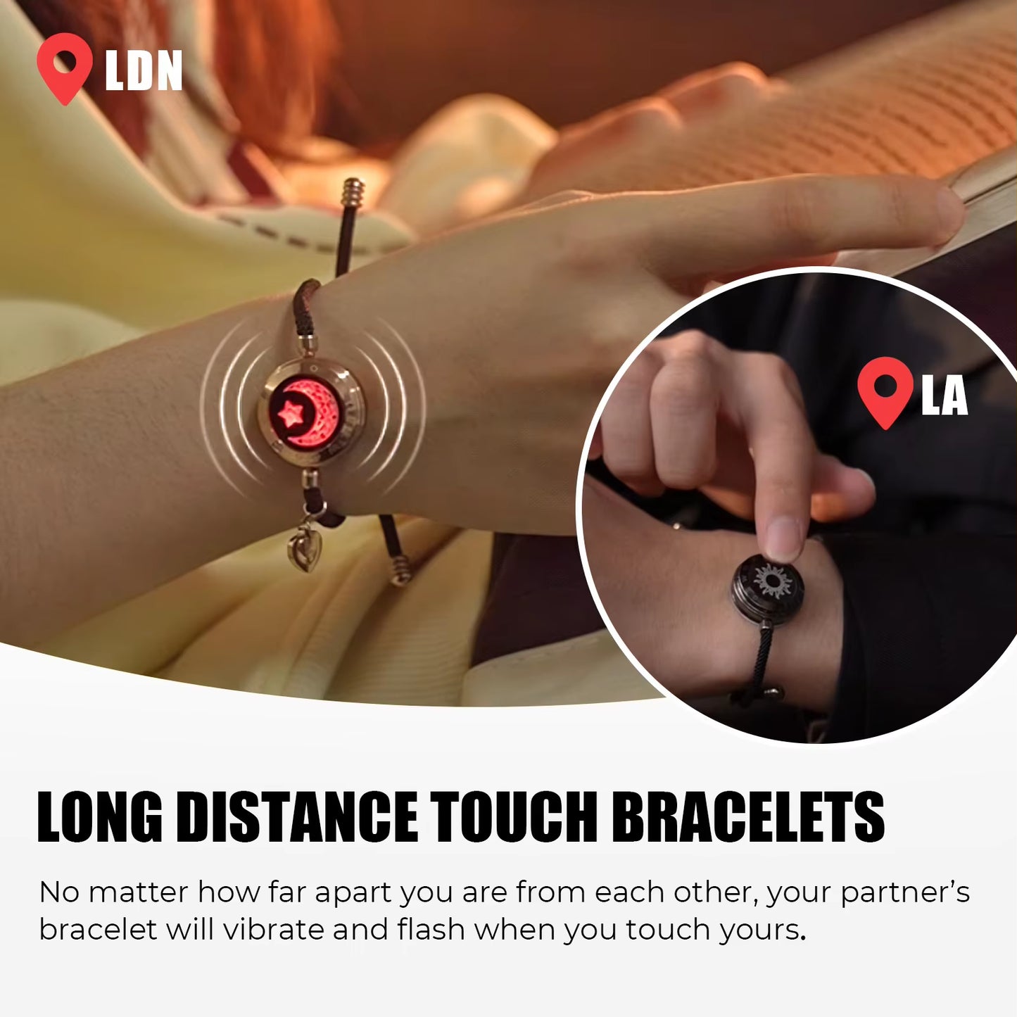Long Distance Love Bracelet