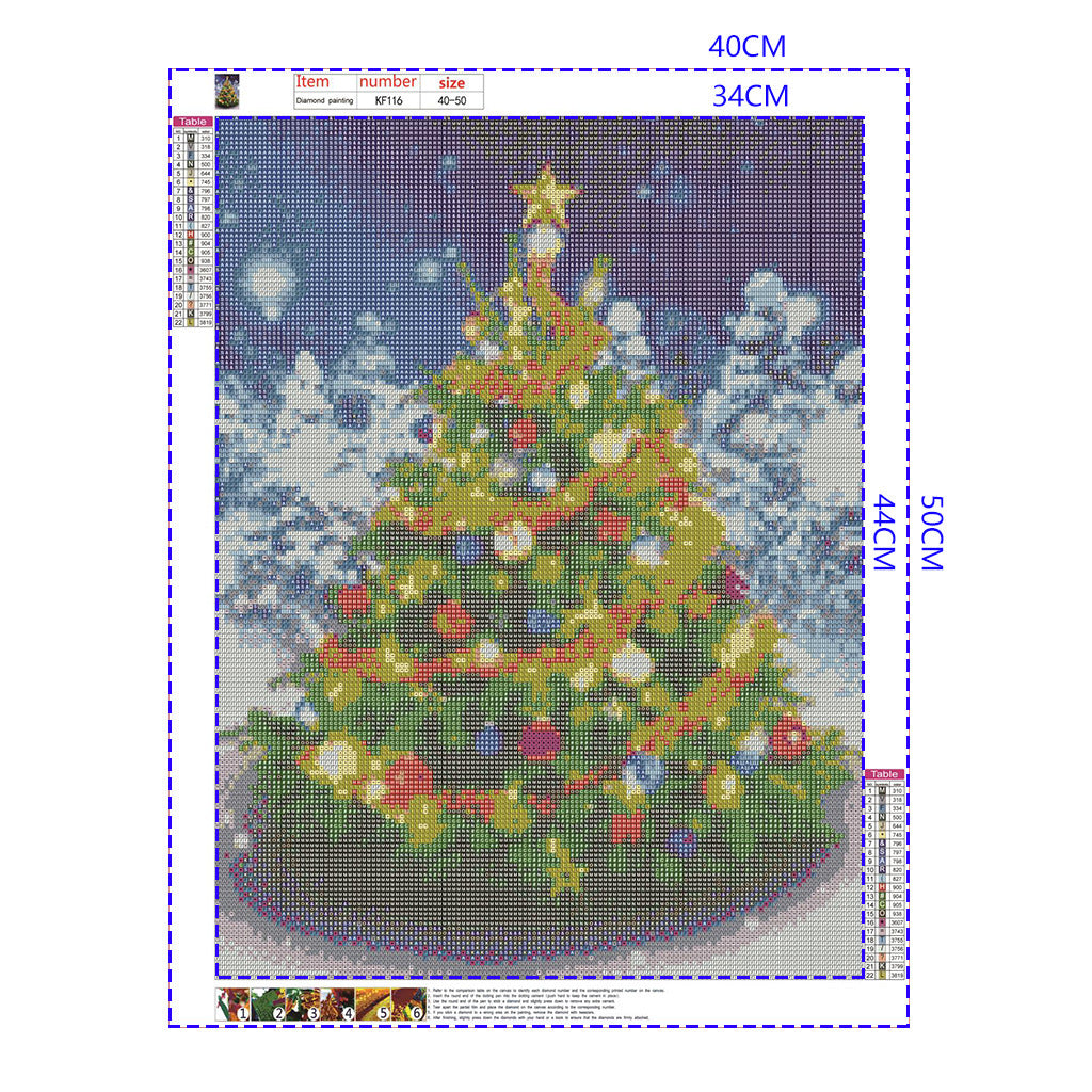 Decorative Christmas Tree Diamond Painting