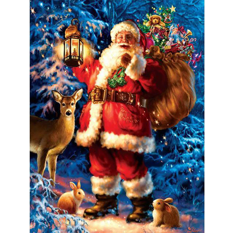 Diamond Painting Kerstman