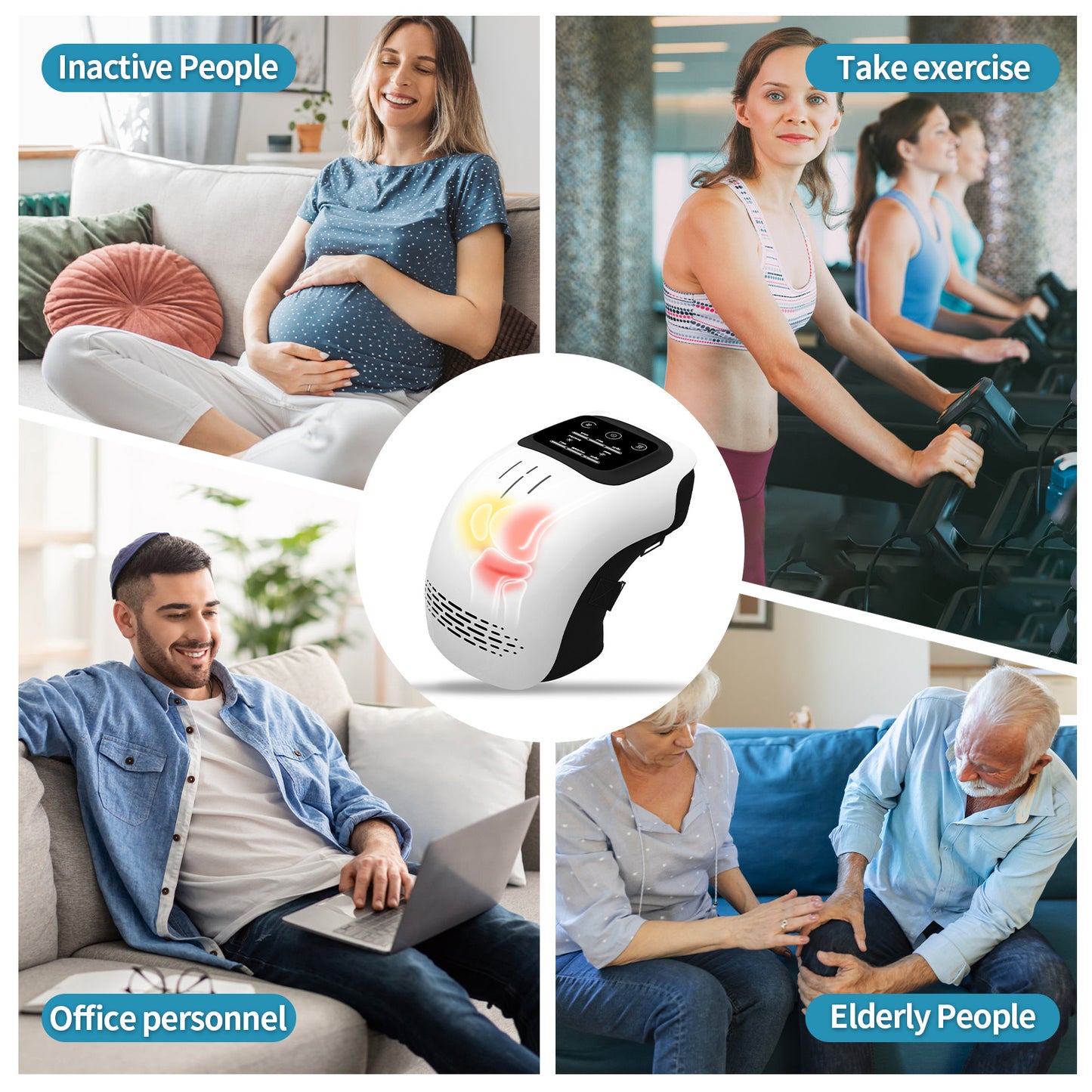 Intelligent Heating Knee Massager