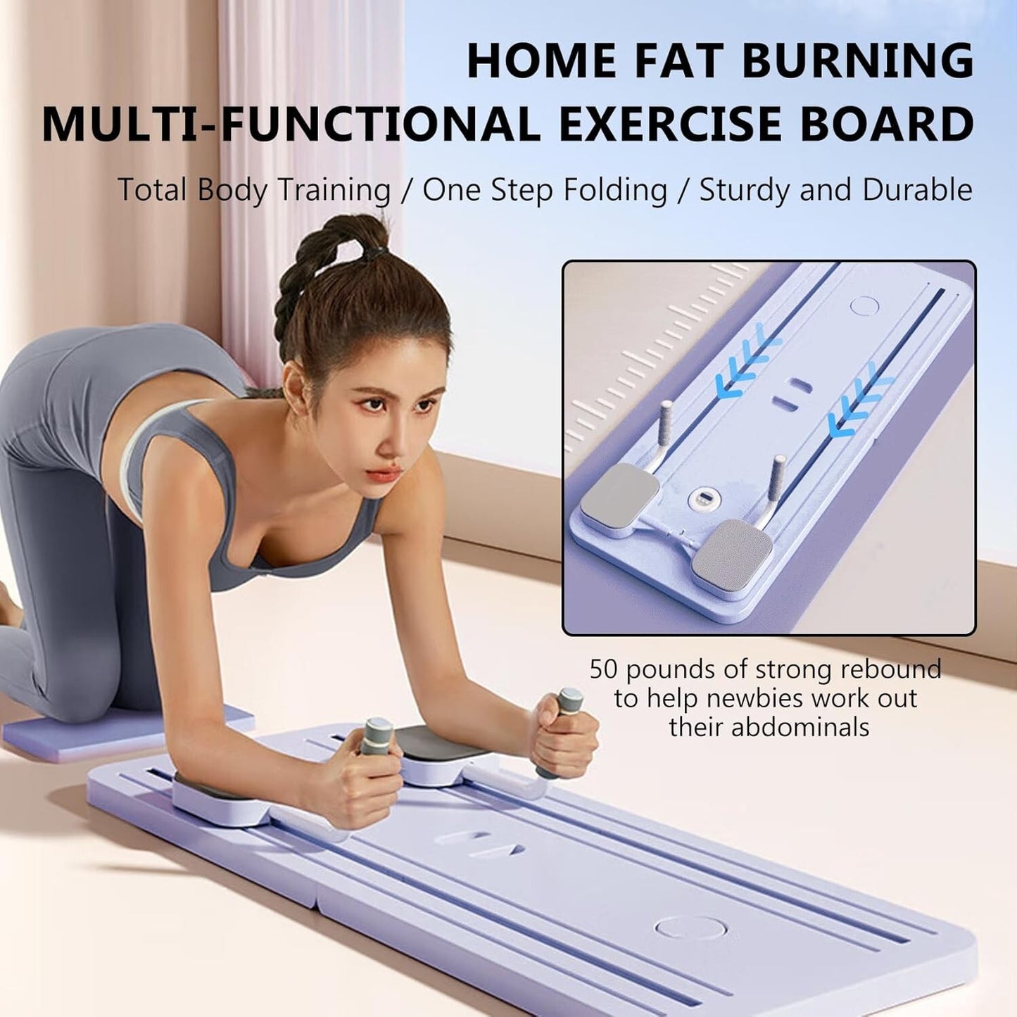 8 in 1 - Foldable Pilates Board for Home Workout