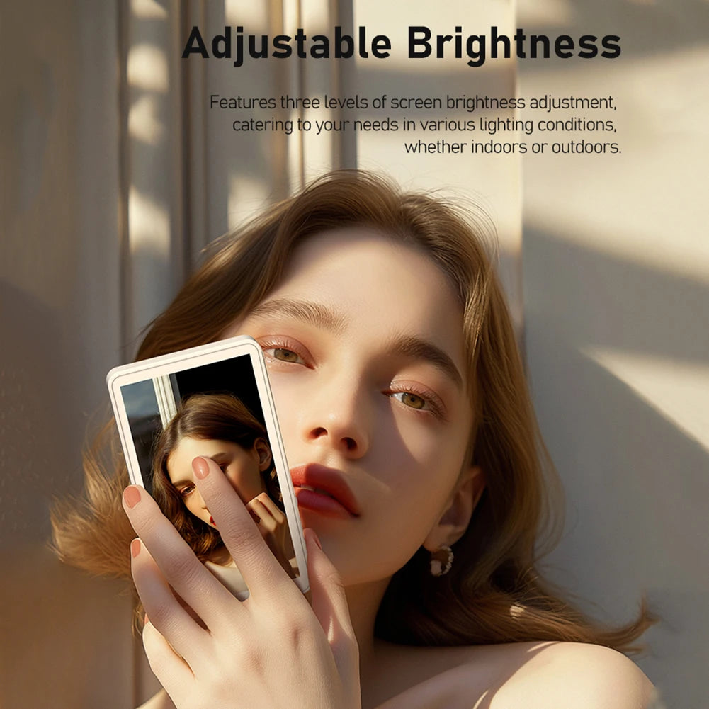 Magnetic Phone Vlog Selfie Monitor Screen Back Camera Monitor Phone Vlog Selfie Screen for Android Iphone Cellphone Accessory