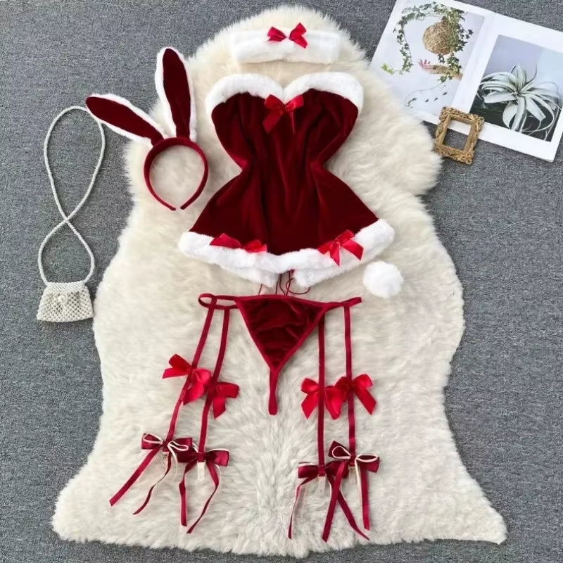 Sexy Uniform Lingerie Set Women'S Underwear Sexy Lingerie Outfit Bra Sexy Set Lingerie Exotic Play Uniform Underwear Set