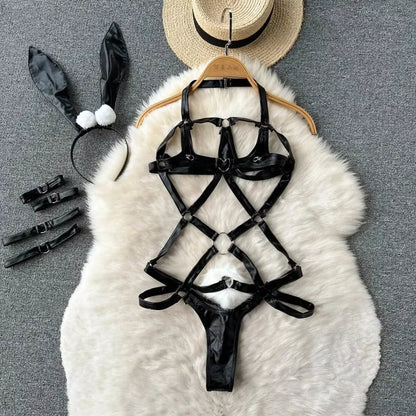 Sexy Uniform Lingerie Set Women'S Underwear Sexy Lingerie Outfit Bra Sexy Set Lingerie Exotic Play Uniform Underwear Set