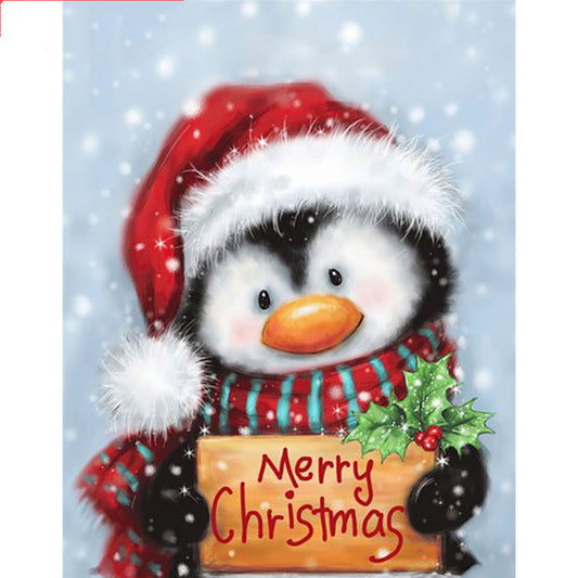 Christmas Penguin Diamond Painting