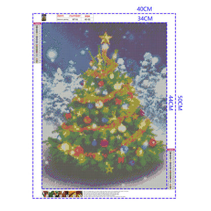 Decorative Christmas Tree Diamond Painting