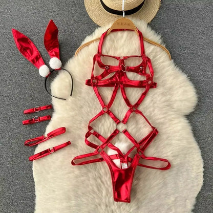 Sexy Uniform Lingerie Set Women'S Underwear Sexy Lingerie Outfit Bra Sexy Set Lingerie Exotic Play Uniform Underwear Set