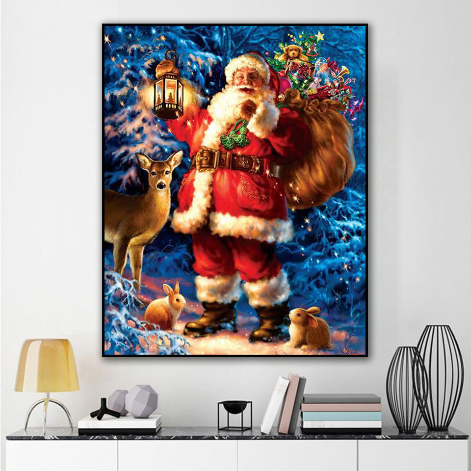 Diamond Painting Kerstman