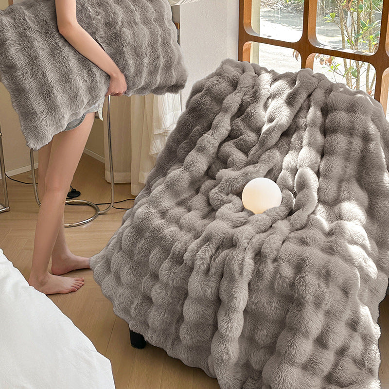 Rabbit Velvet Blanket