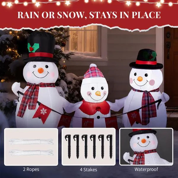 6.2FT Lighted Christmas Inflatable Decoration