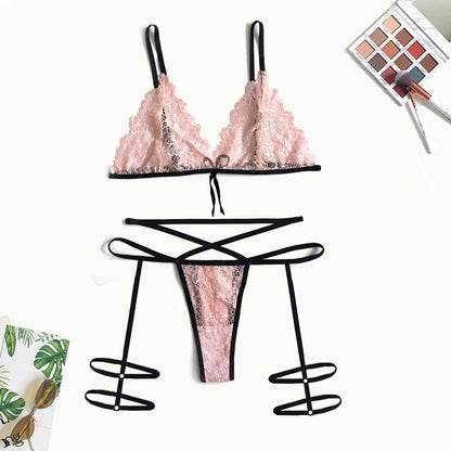 Sexy Lace Leg Straps Set