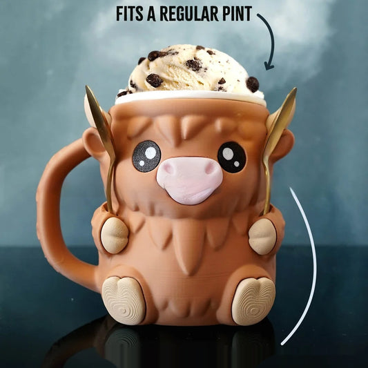 Personality Highland Cow Cup