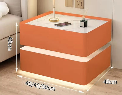 Modern Style Solid Wood Bedside Table 