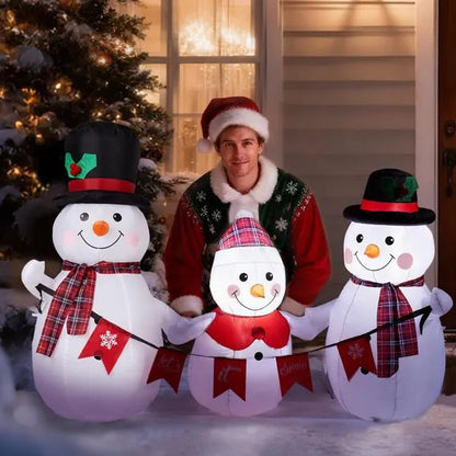 6.2FT Lighted Christmas Inflatable Decoration